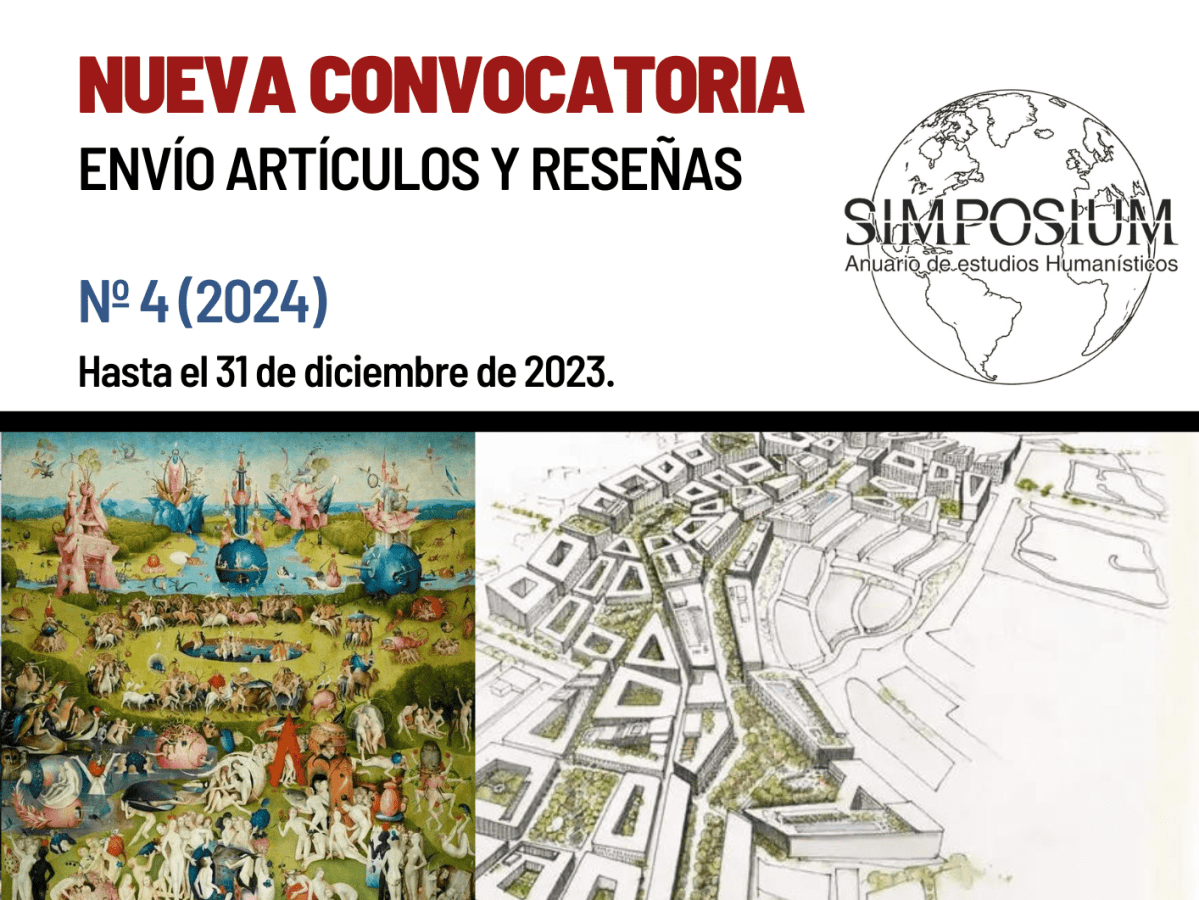 Abierta la Convocatoria de envío de artículos y reseñas a Simposium. Anuario de Estudios Humanísticos (Número 4/2024)